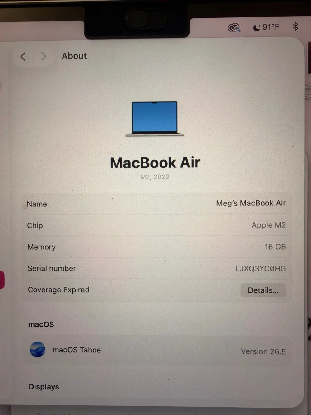 Apple MacBook Air gold Laptop - Sleek Portable Performance